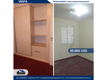 DEPARTAMENTO BARRIO NUEVA RESISTENCIA