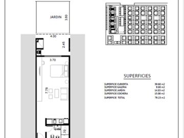 VENTA DEPARTAMENTO MONOAMBIENTE C/JARDIN EN PILAR