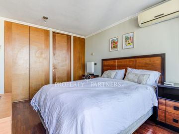 Departamento amoblado en arriendo con vista despejada Metro Manuel Montt Providencia