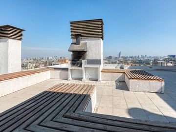 Departamento amoblado en arriendo con vista despejada Metro Manuel Montt Providencia
