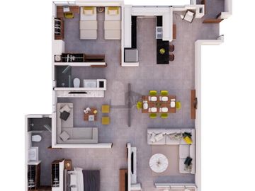 Departamento en renta, Torre Diez ,Colinas de San Jerónimo, Monterrey, Nuevo León.