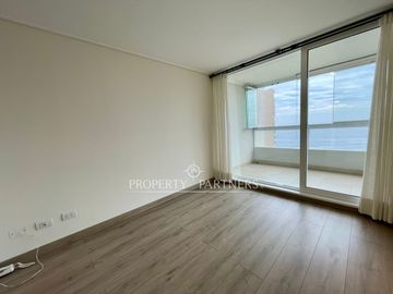 Bello departamento Costa de Montemar | Vista al Mar,Terraza Cerrada,Full Equipado