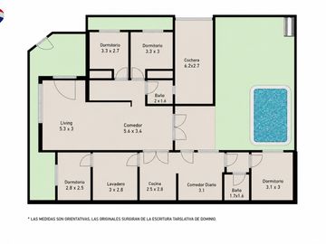 CASA DISTINTIVA EN CASTELAR NORTE PILETA COCHERA