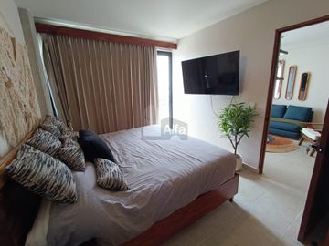 Departamento completamente amueblado 2 recámaras 2 baños Zona Av. Nader, Cancún