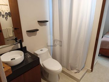 Departamento completamente amueblado 2 recámaras 2 baños Zona Av. Nader, Cancún
