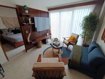 Departamento completamente amueblado 2 recámaras 2 baños Zona Av. Nader, Cancún