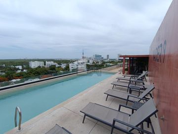 Departamento completamente amueblado 2 recámaras 2 baños Zona Av. Nader, Cancún