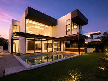 Casa de Lujo en Yucatán Country Club | 5 Recámaras, Piscina y Terraza Bar