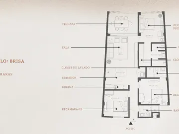 Departamento en venta en Chicxulub Puerto, Progreso, Yucatán