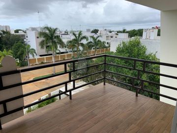 Departamento en Renta 2 recs, 2 baños Residencial Arbolada, Av. Huayacán, Cancún