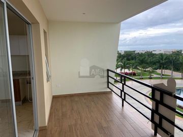 Departamento en Renta 2 recs, 2 baños Residencial Arbolada, Av. Huayacán, Cancún
