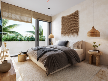 Beachfront apartments 2 bedrooms in Sisal