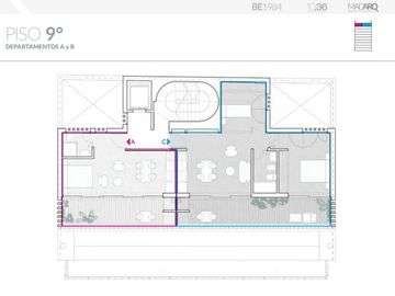 Venta 1 amb div.c/terraza Amoblado en Belgrano