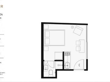 VENTA MONOAMBIENTE AMENITIES CON GRAN LUMINOSIDAD