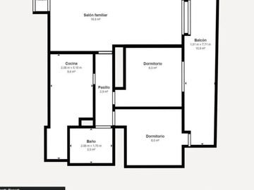 Venta departamento 3 ambientes balcon Saavedra