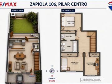 VENTA PH 4 AMBIENTES COCHERA PATIO PILAR CENTRO