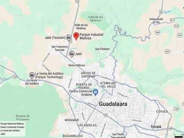 TERRENO INDUSTRIAL 850 M2 EN VENTA TESISTÁN ZAPOPAN JALISCO