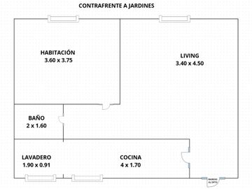 Venta Departamento 2 Ambientes Monserrat