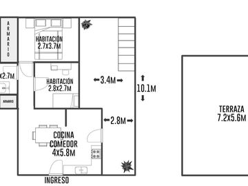 VENTA PH 3 AMBIENTES VILLA BALLESTER COCHERA
