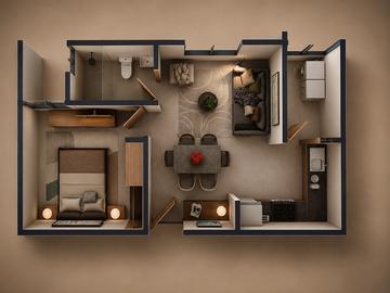 DEPARTAMENTO EN VENTA EN COL. TEQUIS