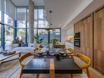 Dúplex Nuevo con Gran Patio Privado. Isidora Goyenechea, Las Condes