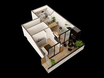 VENTA 2 AMB. BALCÓN TERRAZA Y PARRILA - V. URQUIZA