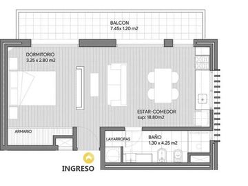 VENTA DEPARTAMENTO 1 DORMITORIO ROSARIO
