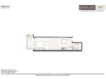 VENTA DEPTO MONO C/BALCON MONTE CASTRO FINANCIAC.