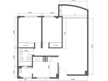 VENTA Dpto 3 Ambiente Balcón Cochera Apto Credito