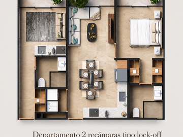 Departamento nuevo en venta en la Colonia Moderna