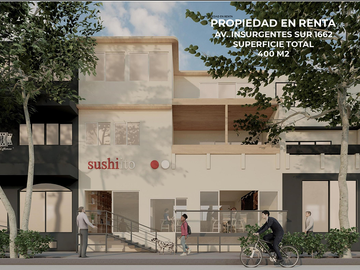 Edificio comercial en renta sobre Av. Insurgentes Sur