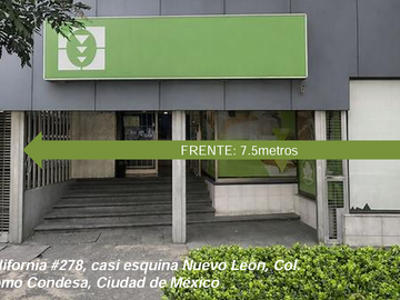 Local comercial en renta | Hipódromo Condesa | 120 m² |