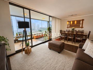 Gastón Hamel, Reñaca. Departamento de 100 m2. Oportunidad.