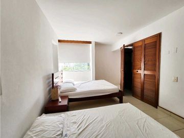 VENTA APARTAMENTO 2 ALCOBAS EDIFICIO PUERTO AZUL BOCAGRANDE CARTAGENA
