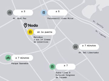 VENTA DEPARTAMENTO NUÑEZ FRENTE CON BALCÓN. RENTA