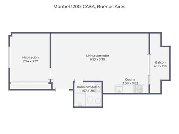 VENTA DEPARTAMENTO 2 AMB CON BALCÓN A ESTRENAR