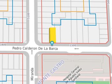 VENTA LOTE con LOCAL COMERCIAL zona HOSPITAL