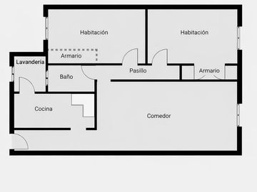 venta 3 ambientes super luminoso Pza Mitre