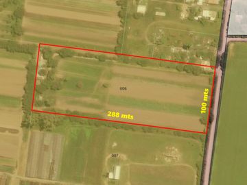 Campo 2.8 has con galpon y casa a refaccionar