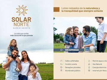 VENTA LOTE  BARRIO ABIERTO SOLAR NORTE