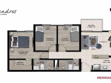 APARTAMENTO EN VENTA / BAJA SUIZA / MANIZALES
