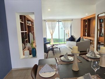 Casa 219m2 en condominio cerca de Coapa con jardin y roof garden PreVenta