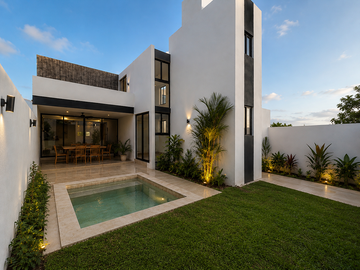 CASA EN VENTA MERIDA, CHOLUL, PRIVADA XCANATUN, MOD CIPRES, ENTREGA INMEDIATA