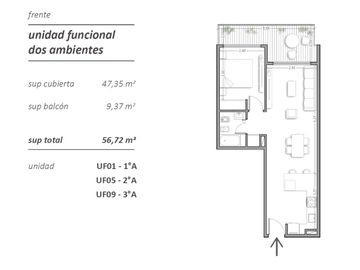 VENTA DOS AMBIENTES SAAVEDRA