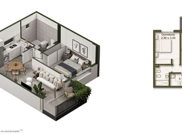 VENTA DEPTO MARTIN CORONADO 2AMB BALCON FINANCIA!