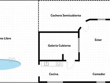 CASA EN VENTA EN MANUEL OCAMPO CON PILETA