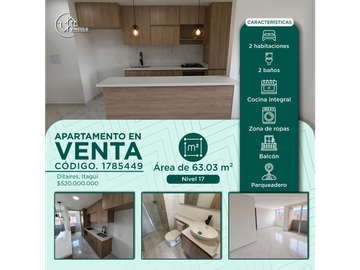 VENTA APARTAMENTO EN ITAGÜ SECTOR DITAIRES (NUEVO)