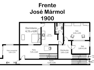 Venta casa con 2 unidades en block multifami Boedo