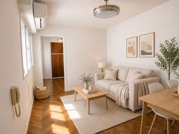 VENTA DE DEPARTAMENTO 2 AMBIENTES CENTRO LUMINOSO