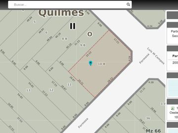 LOTE 1207 MTS2 VENTA EN BERNAL OESTE CON MEJORAS